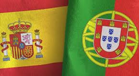 Banderas de España y Portugal (Fuente externa)
